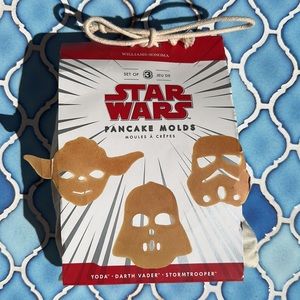 STAR WARS Pancake Molds by WILLIAMS SONOMA Yoda Darth Vader Storm Trooper